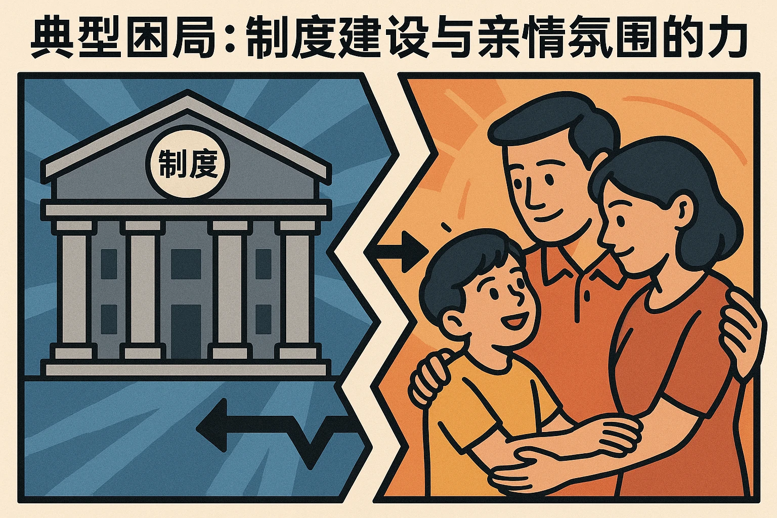 典型困局：制度建设与亲情氛围的张力