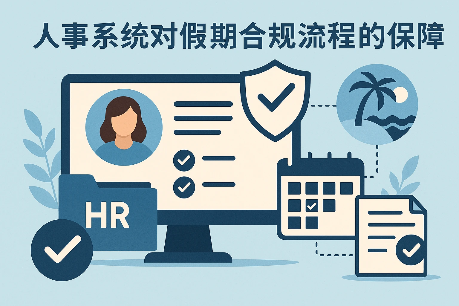 人事系统对假期合规流程的保障