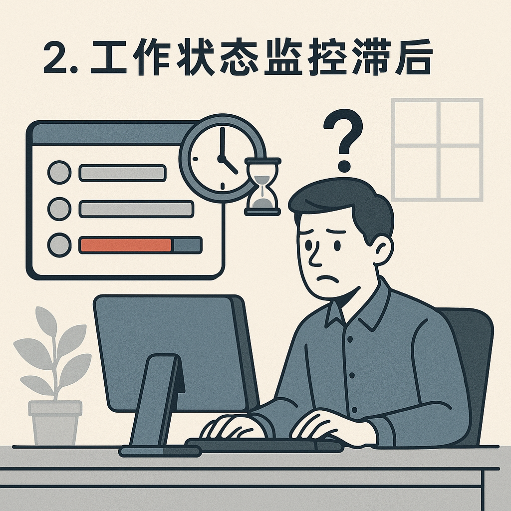 2. 工作状态监控滞后