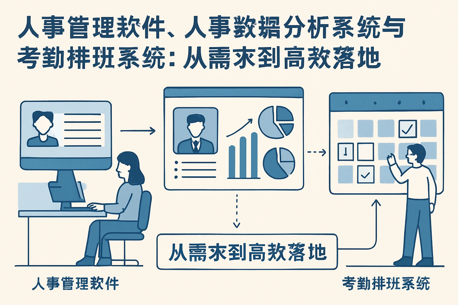 人事管理软件、人事数据分析系统与考勤排班系统：从需求到高效落地