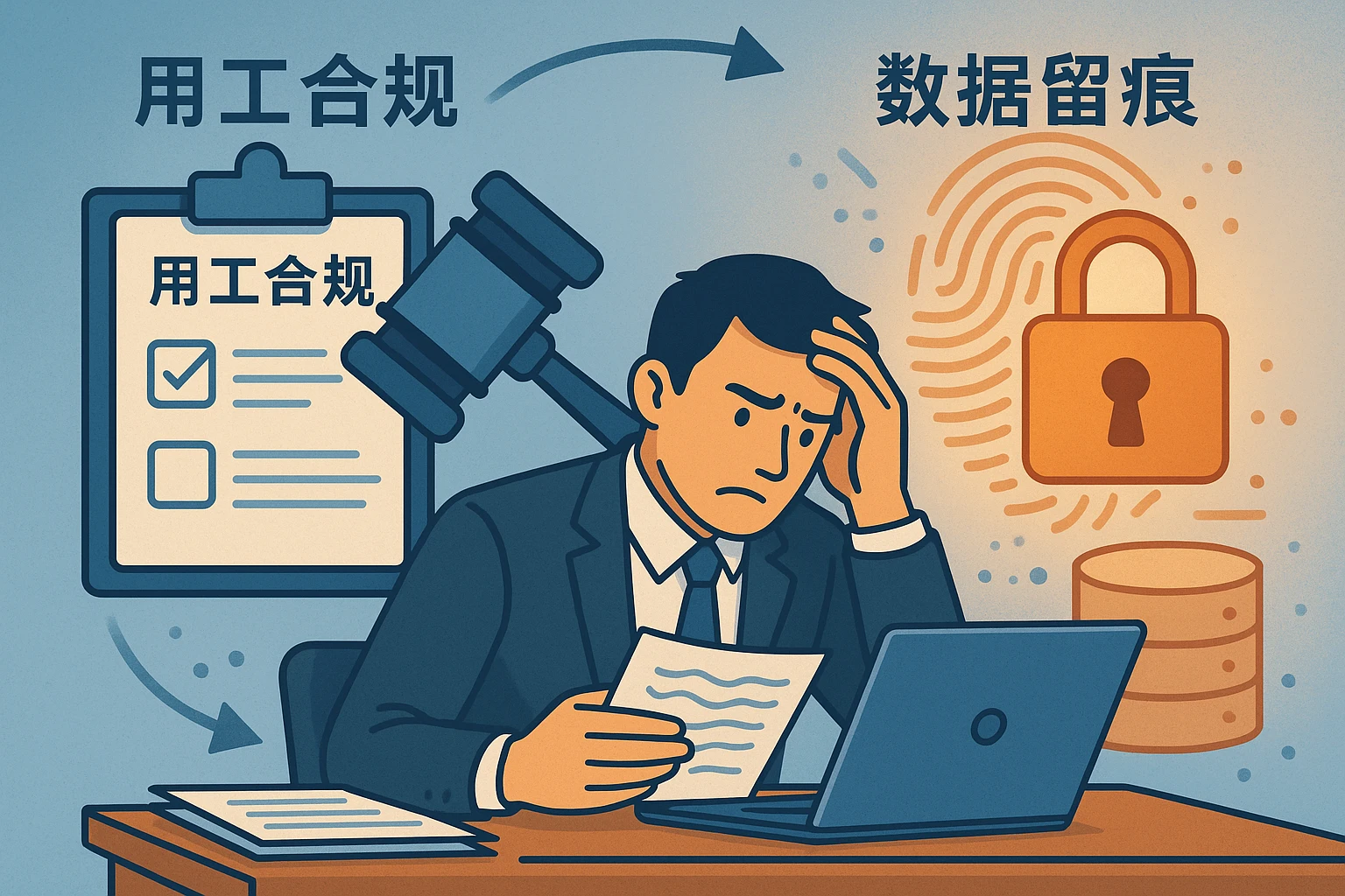 用工合规与数据留痕的双重压力