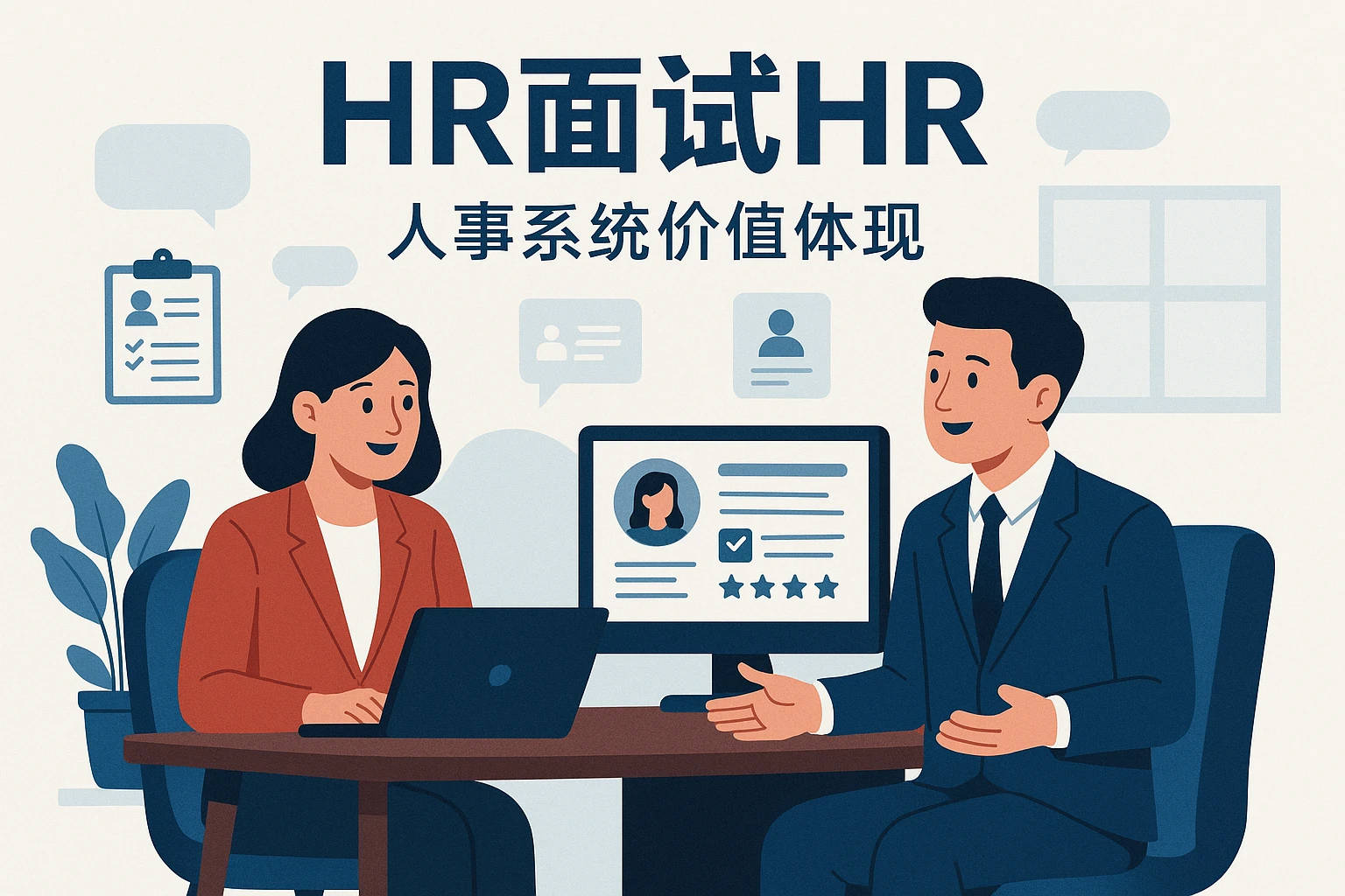 “HR面试HR”场景下的人事系统价值体现
