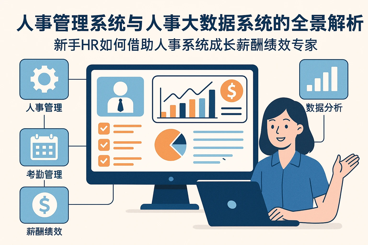人事管理系统与人事大数据系统的全景解析：新手HR如何借助人事系统成长薪酬绩效专家