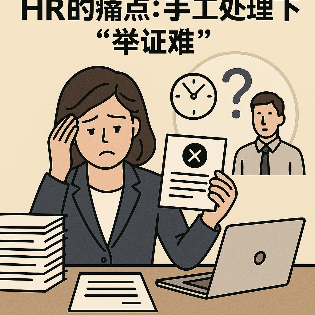 2. HR的痛点：手工处理下的“举证难”