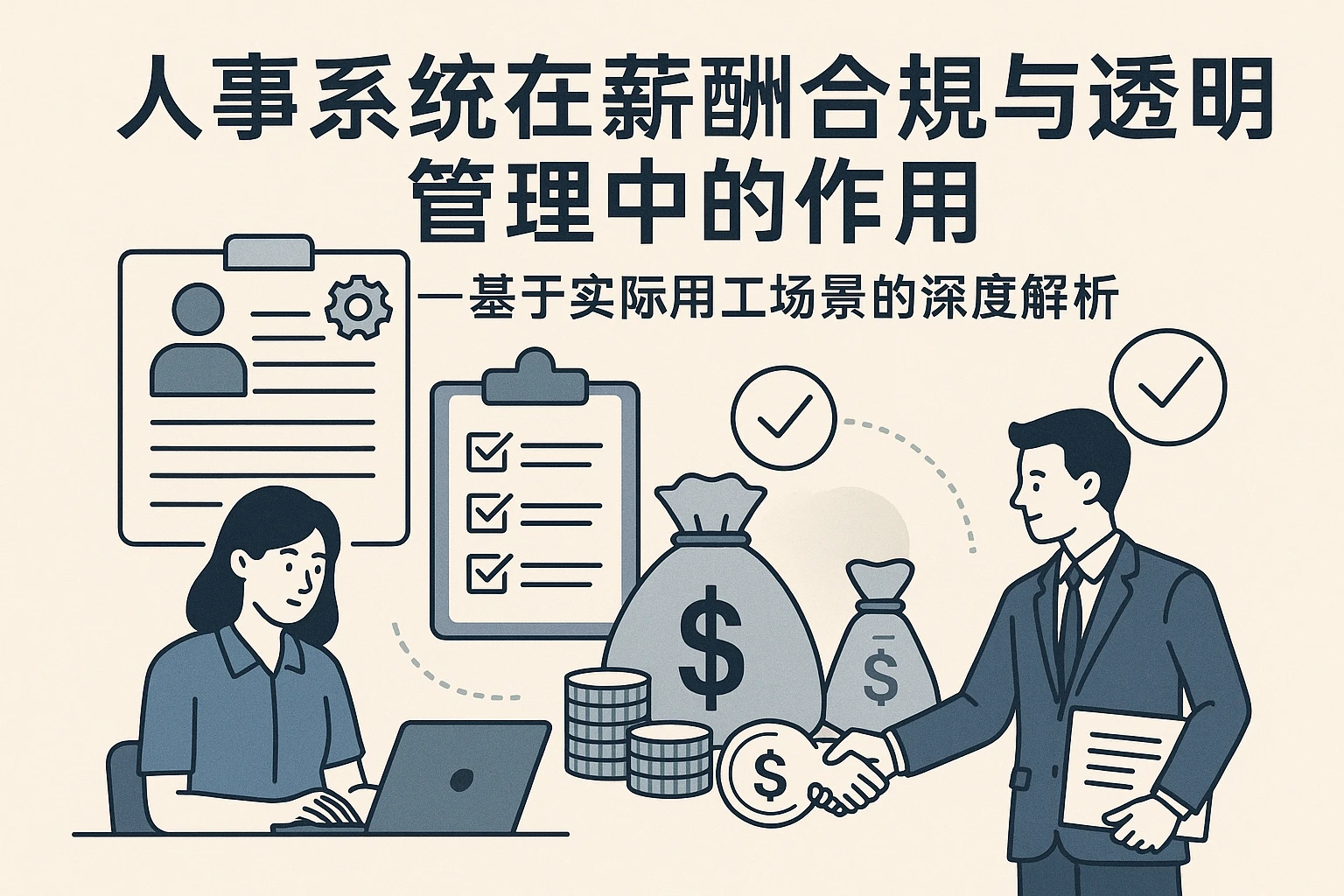 人事系统在薪酬合规与透明管理中的作用——基于实际用工场景的深度解析