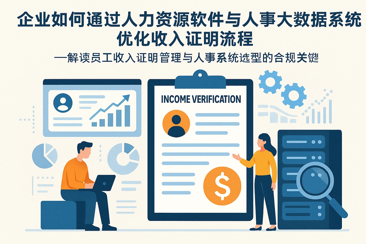 企业如何通过人力资源软件与人事大数据系统优化收入证明流程——解读员工收入证明管理与人事系统选型的合规关键