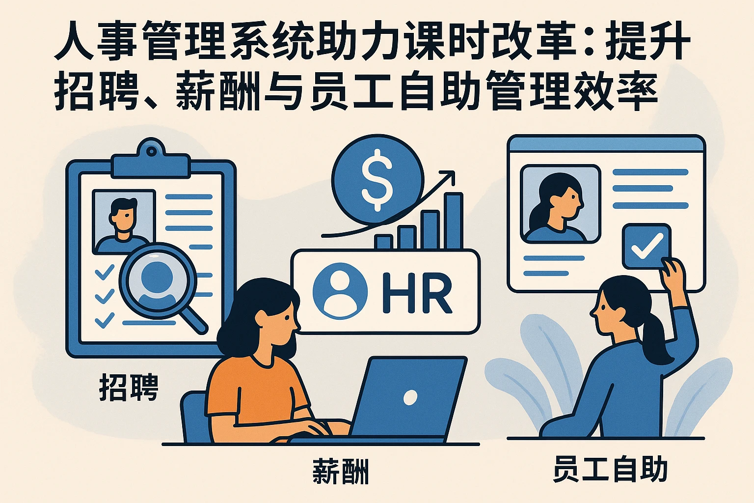 人事管理系统助力课时改革：提升招聘、薪酬与员工自助管理效率