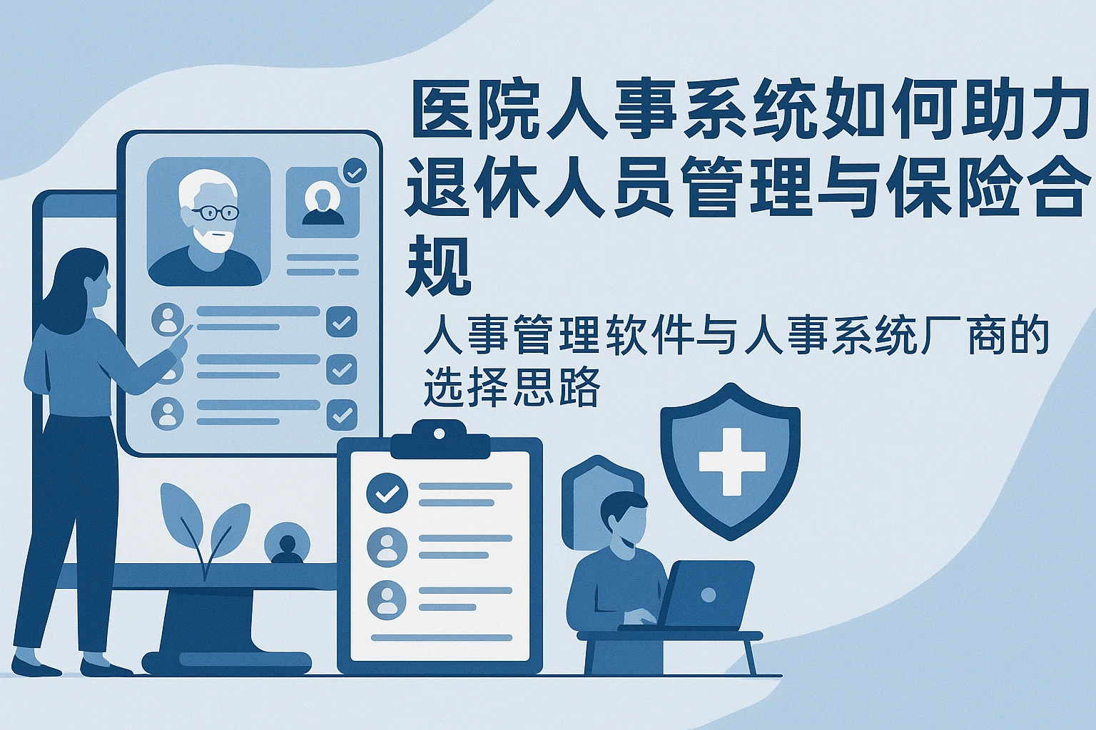 医院人事系统如何助力退休人员管理与保险合规——人事管理软件与人事系统厂商的选择思路