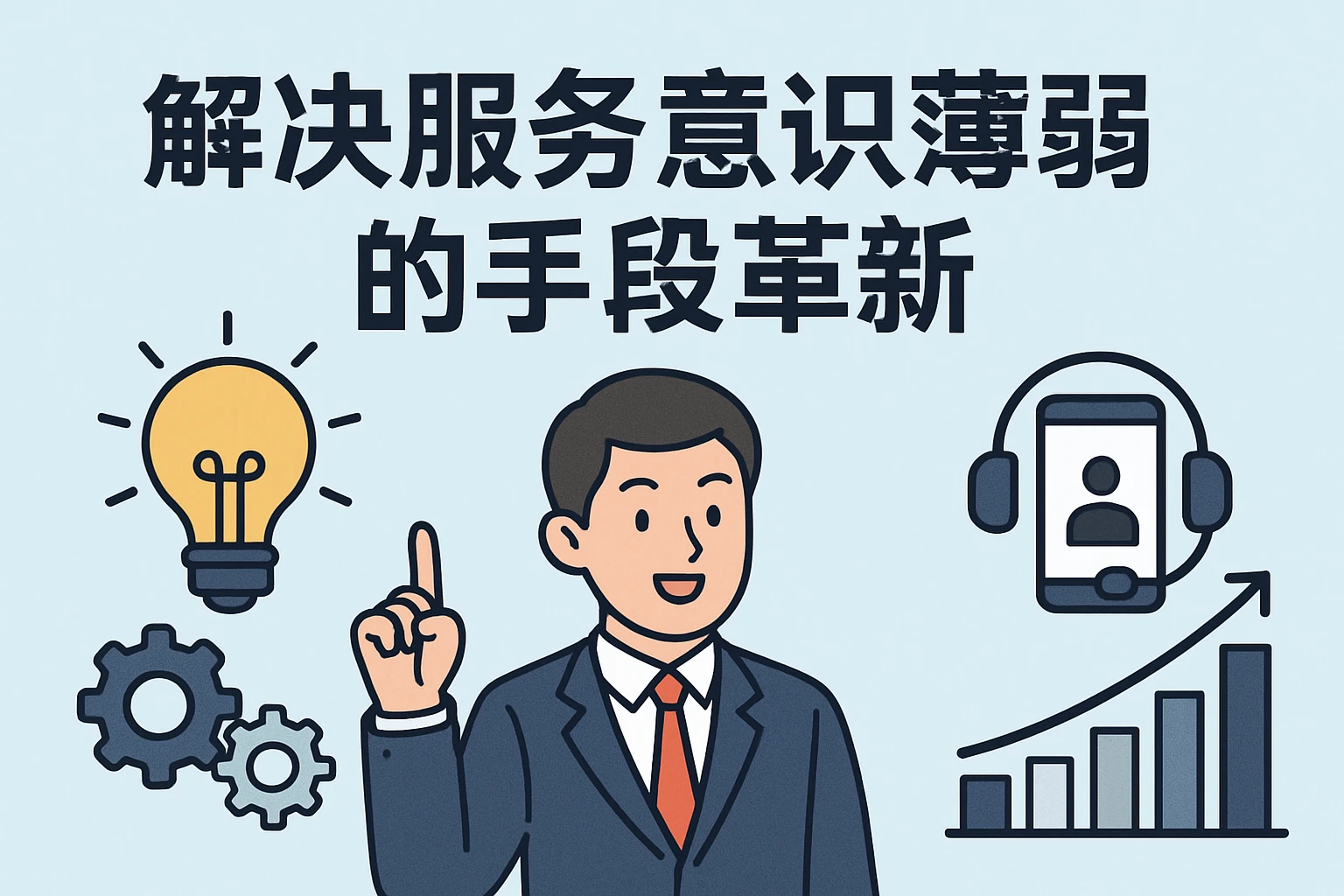 解决服务意识薄弱的手段革新