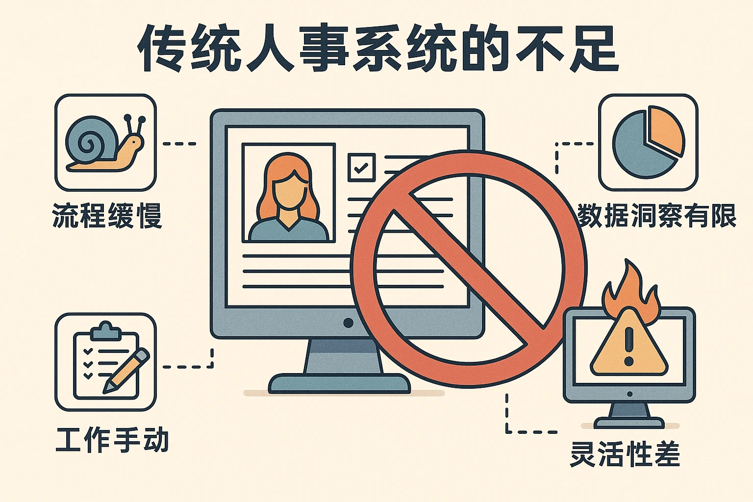 传统人事系统的不足