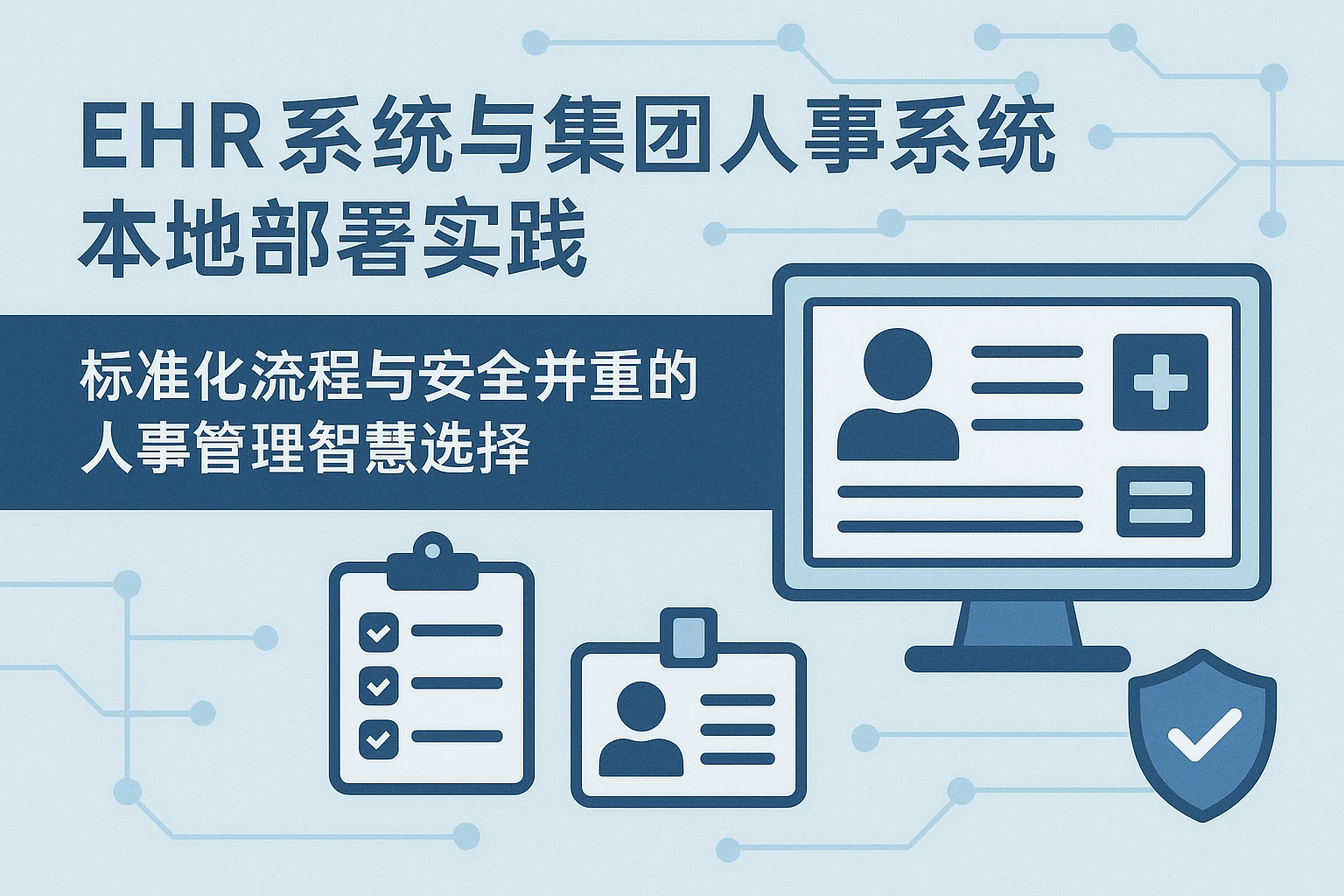 EHR系统与集团人事系统本地部署实践——标准化流程与安全并重的人事管理智慧选择