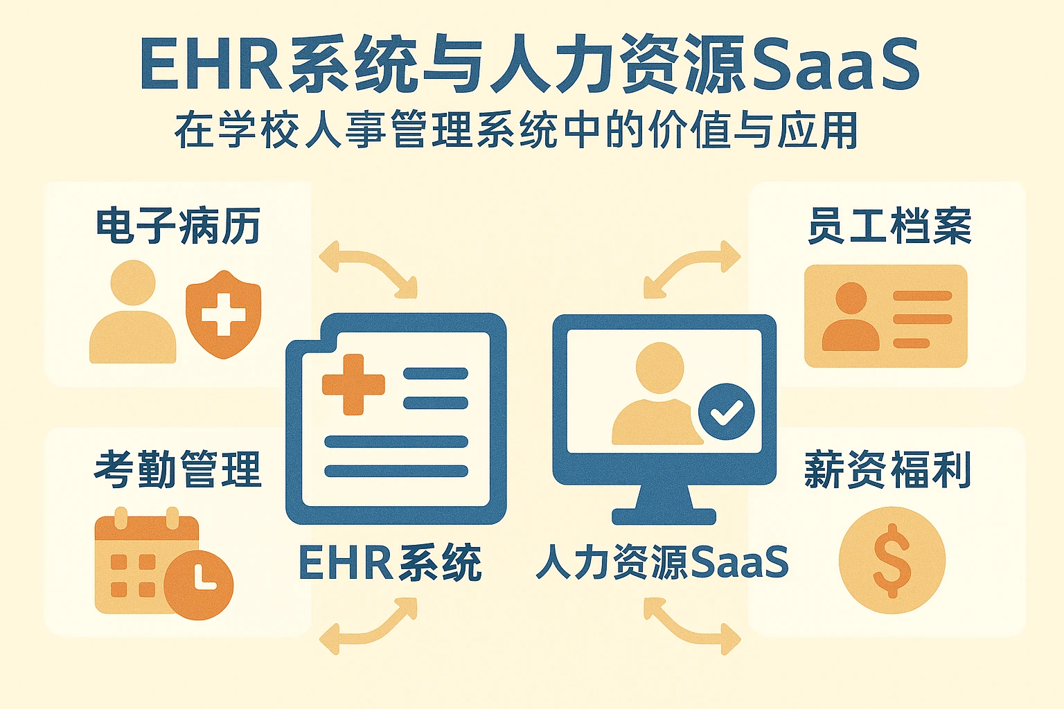 EHR系统与人力资源SaaS在学校人事管理系统中的价值与应用