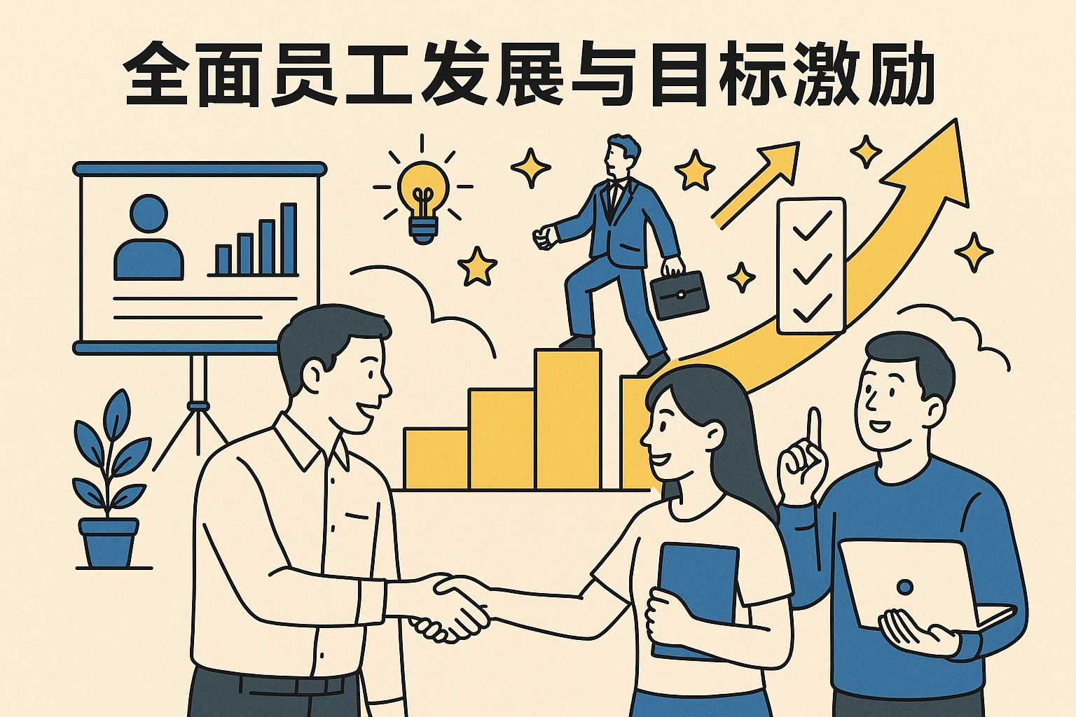 全面员工发展与目标激励