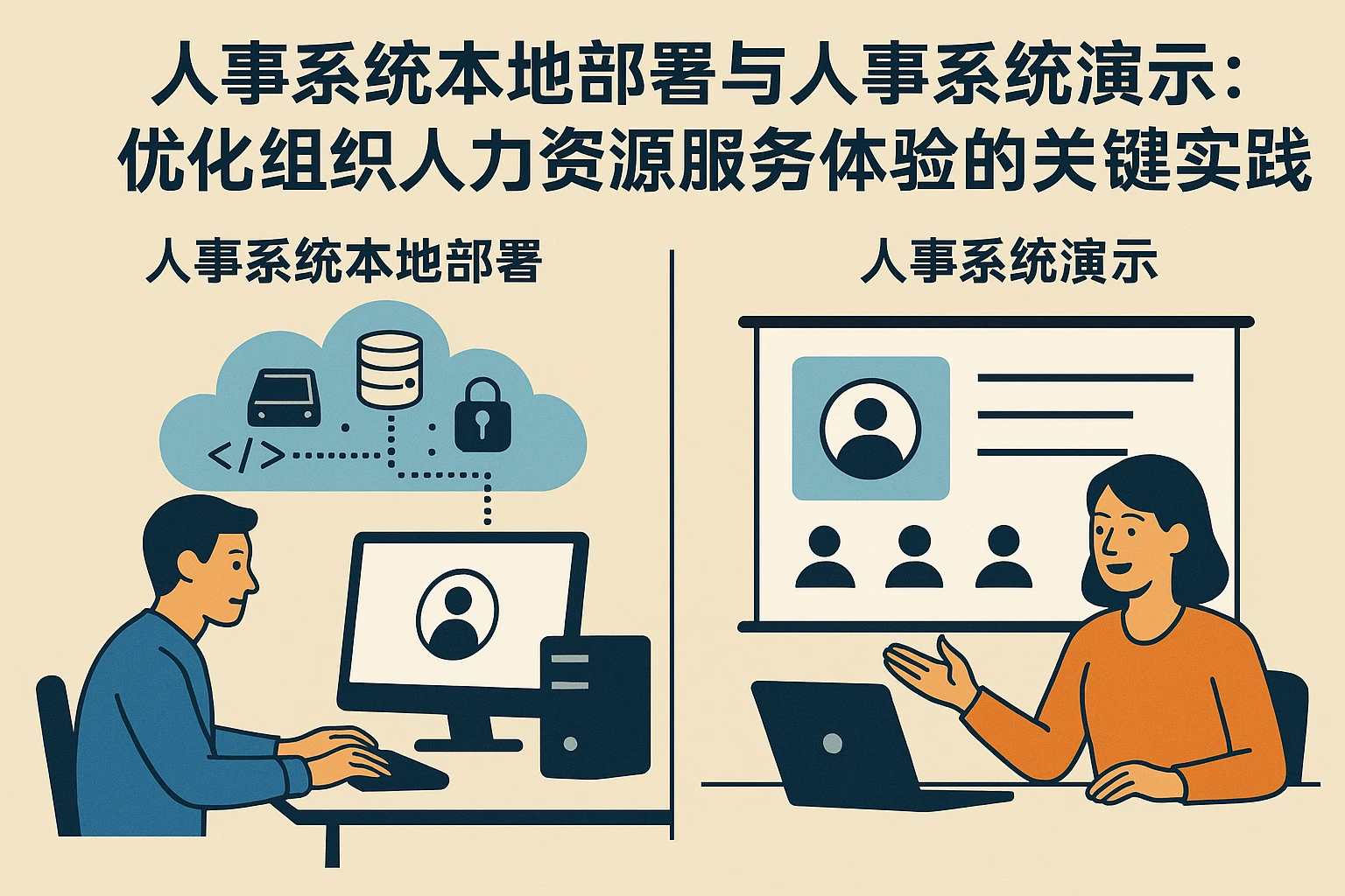 人事系统本地部署与人事系统演示：优化组织人力资源服务体验的关键实践