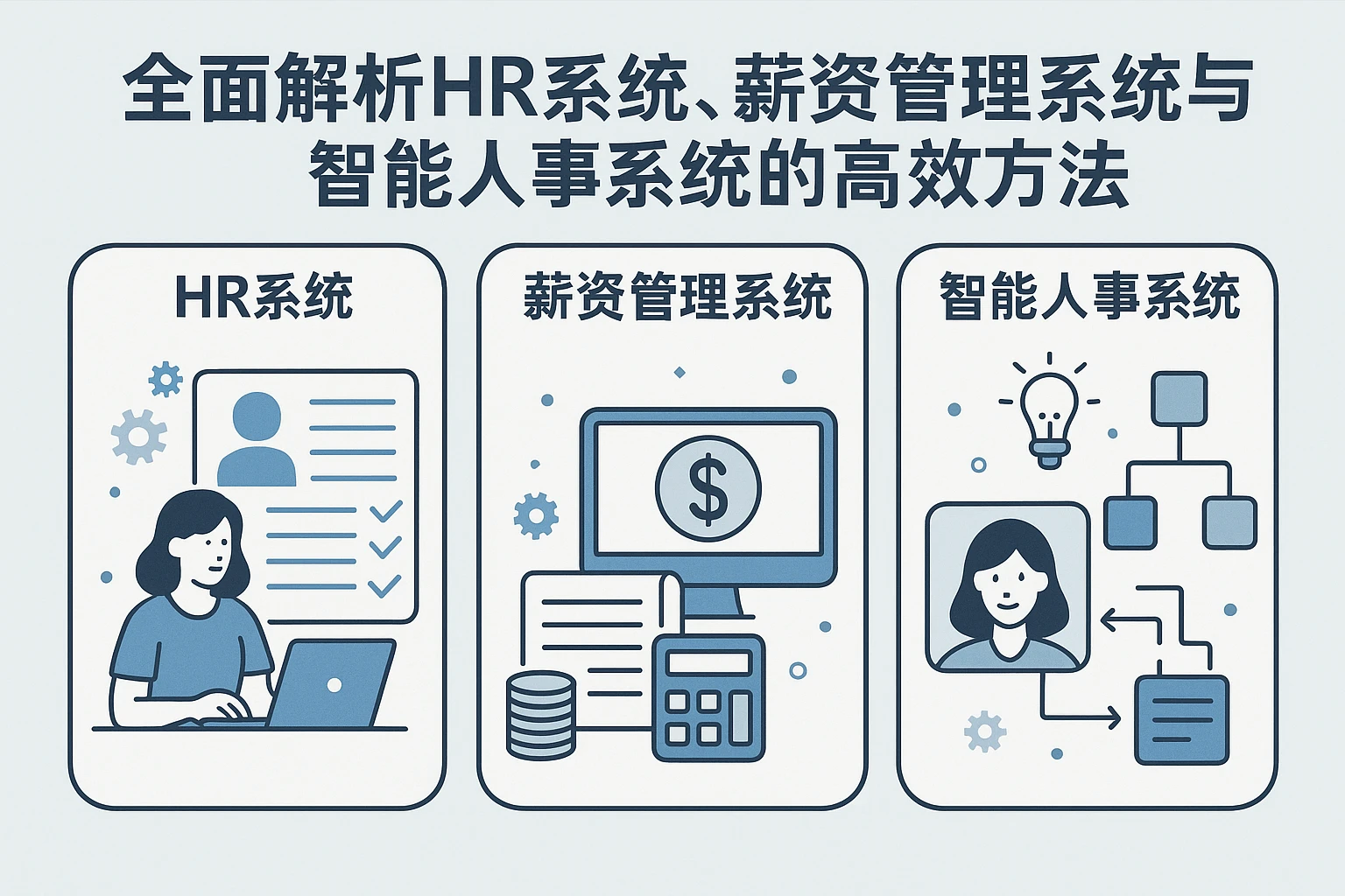全面解析HR系统、薪资管理系统与智能人事系统的高效方法