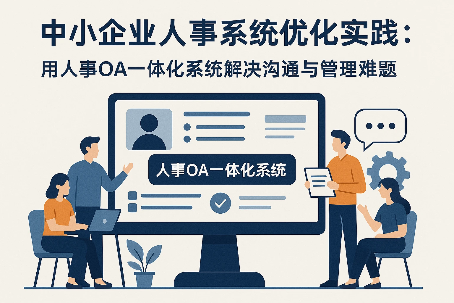 中小企业人事系统优化实践：用人事OA一体化系统解决沟通与管理难题