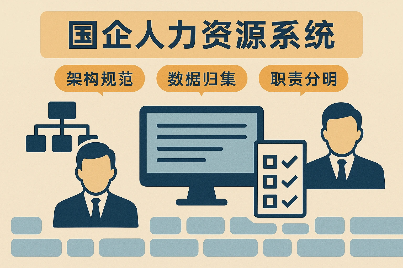 国企人力资源系统：架构规范、数据归集、职责分明