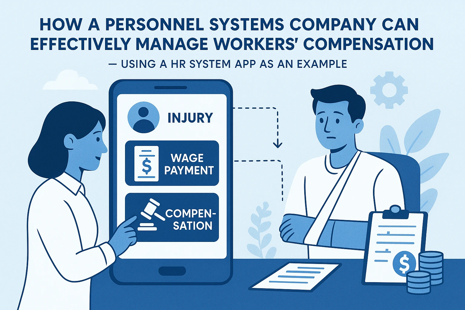 人事系统公司如何通过人事系统APP高效管理工伤事件——以工伤工资支付与赔偿管理为例