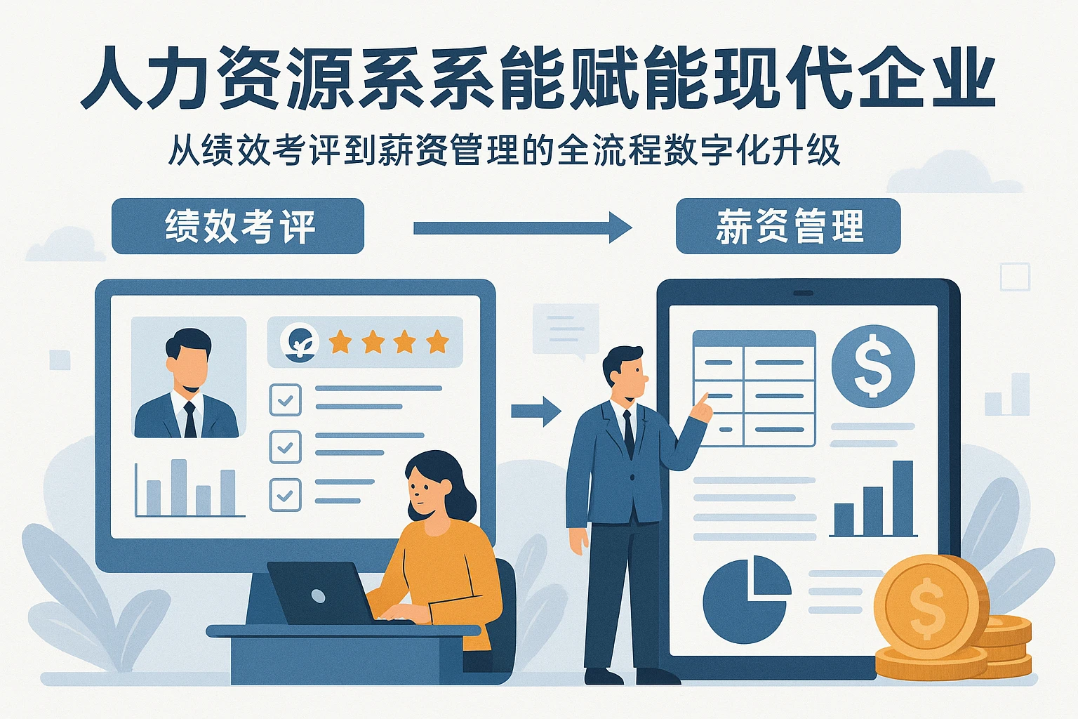 人力资源系统赋能现代企业：从绩效考评到薪资管理的全流程数字化升级