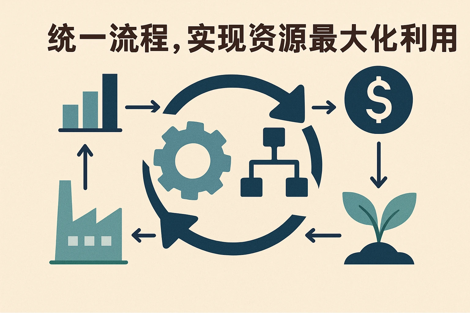 统一流程，实现资源最大化利用