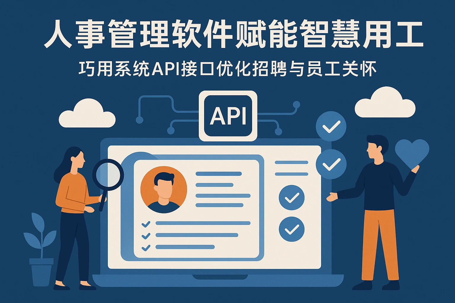 人事管理软件赋能智慧用工：巧用系统API接口优化招聘与员工关怀
