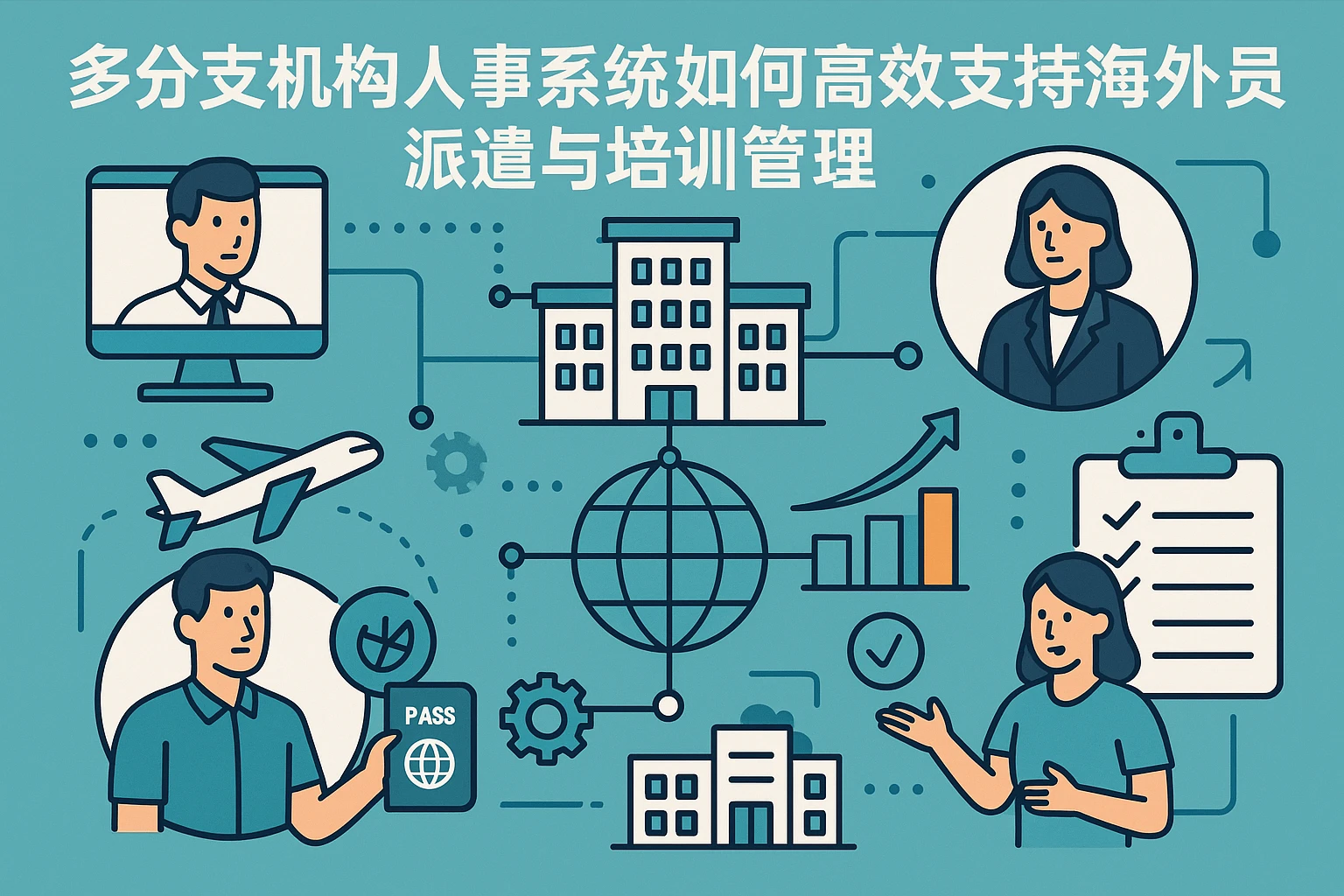 多分支机构人事系统如何高效支持海外员工派遣与培训管理