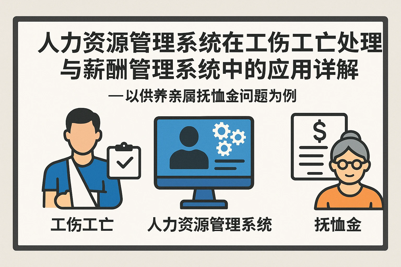 人力资源管理系统在工伤工亡处理与薪酬管理系统中的应用详解——以供养亲属抚恤金问题为例