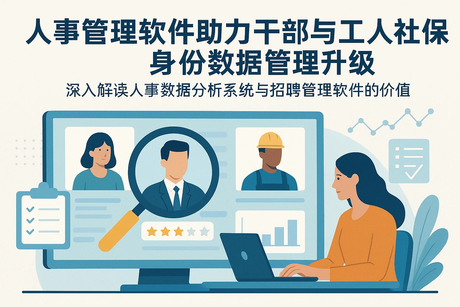 人事管理软件助力干部与工人社保身份数据管理升级——深入解读人事数据分析系统与招聘管理软件的价值