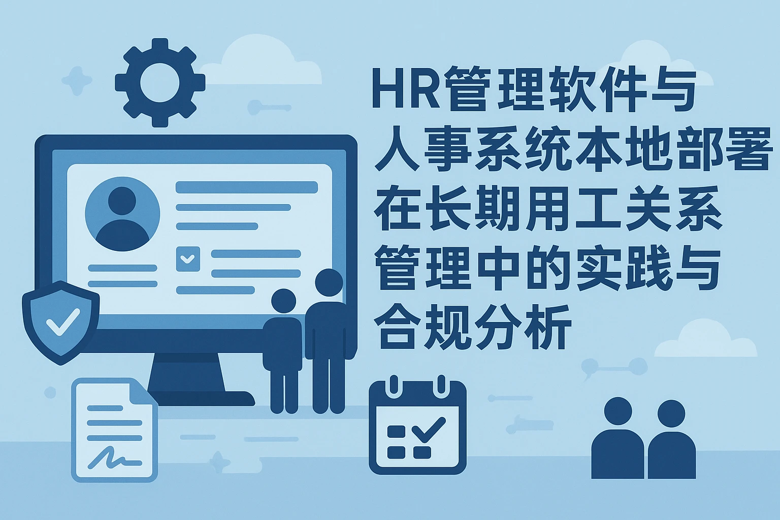 HR管理软件与人事系统本地部署在长期用工关系管理中的实践与合规分析