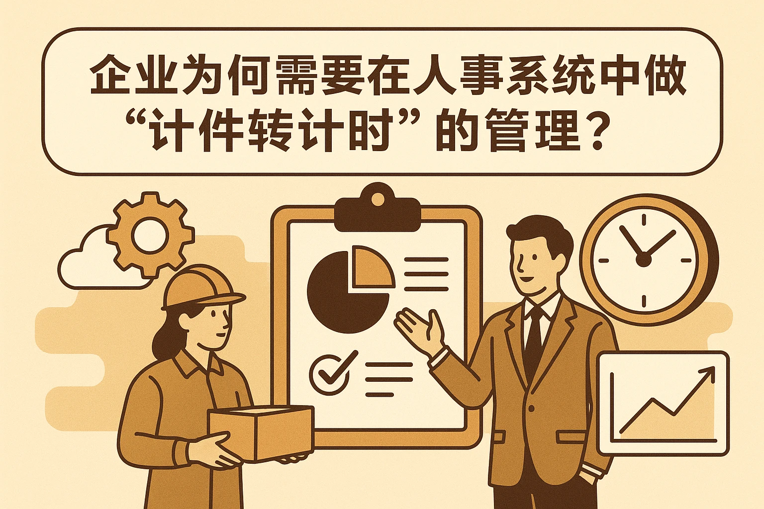 企业为何需要在人事系统中做“计件转计时”的管理？