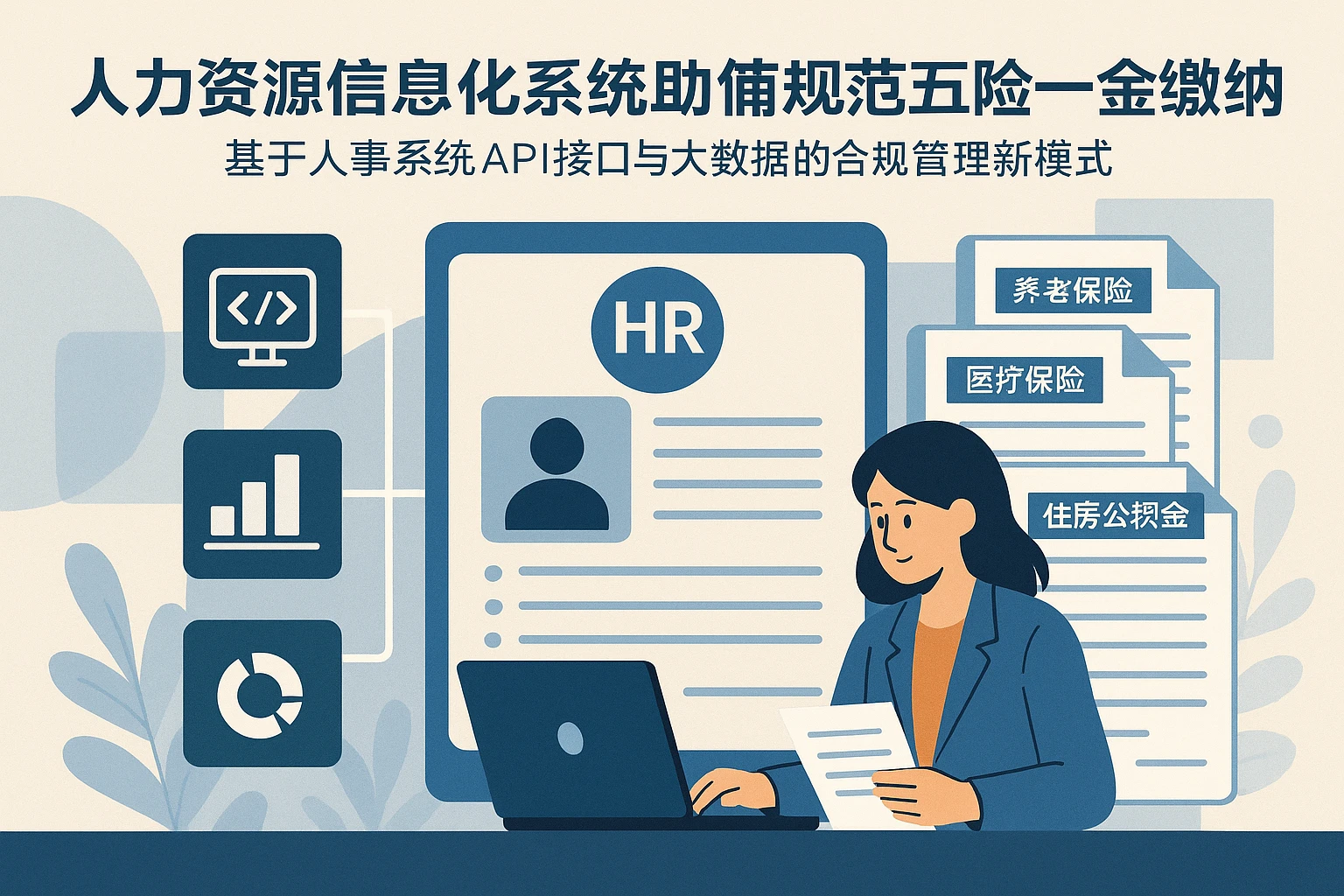 人力资源信息化系统助力规范五险一金缴纳 —— 基于人事系统API接口与大数据的合规管理新模式