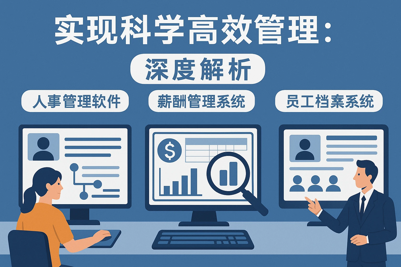 实现科学高效管理：人事管理软件、薪酬管理系统与员工档案系统深度解析