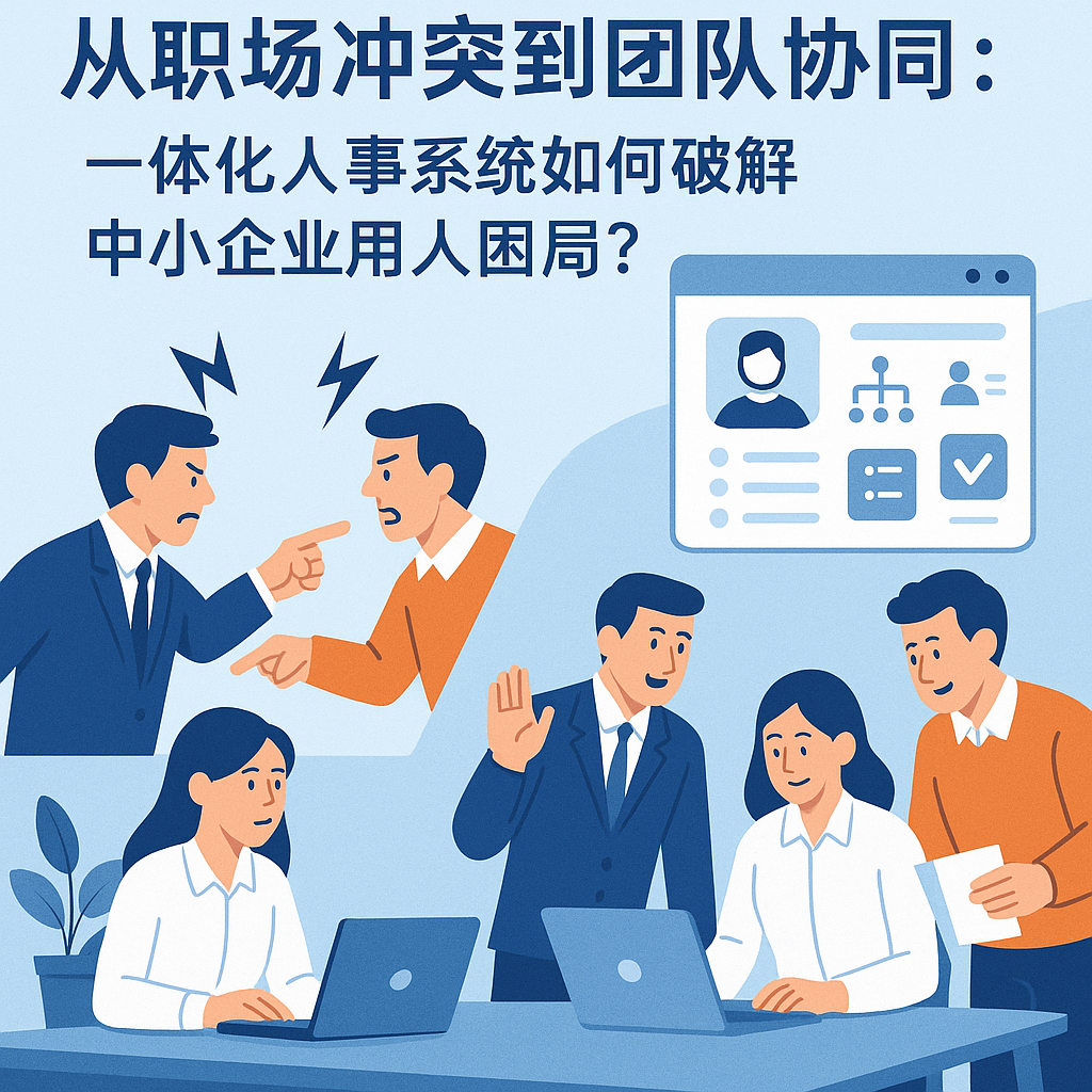 从职场冲突到团队协同：一体化人事系统如何破解中小企业用人困局？