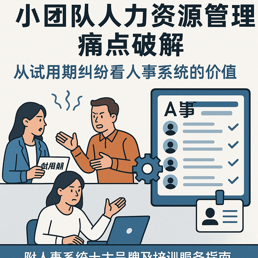 小团队人力资源管理痛点破解：从试用期纠纷看人事系统的价值——附人事系统十大品牌及培训服务指南