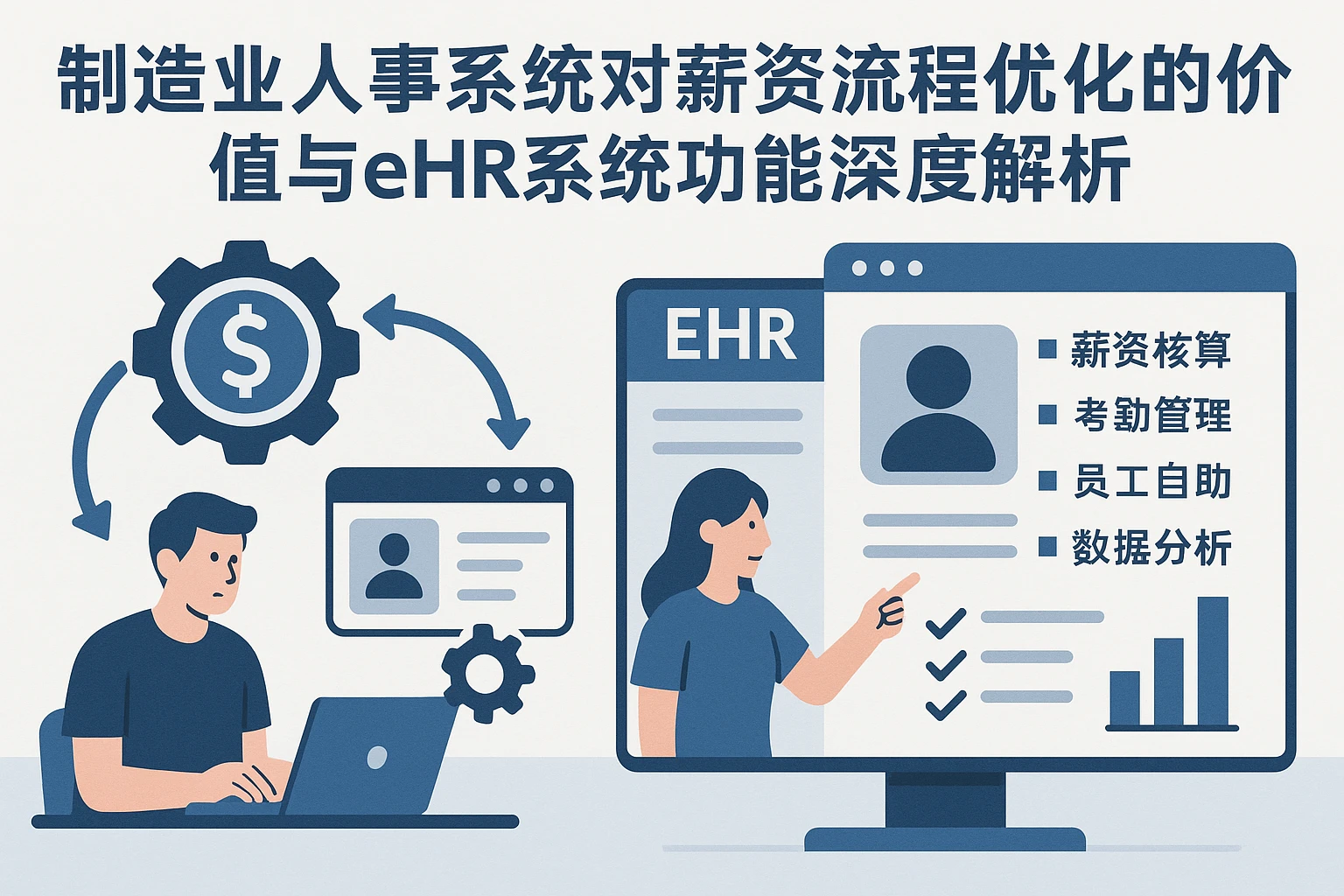 制造业人事系统对薪资流程优化的价值与ehr系统功能深度解析