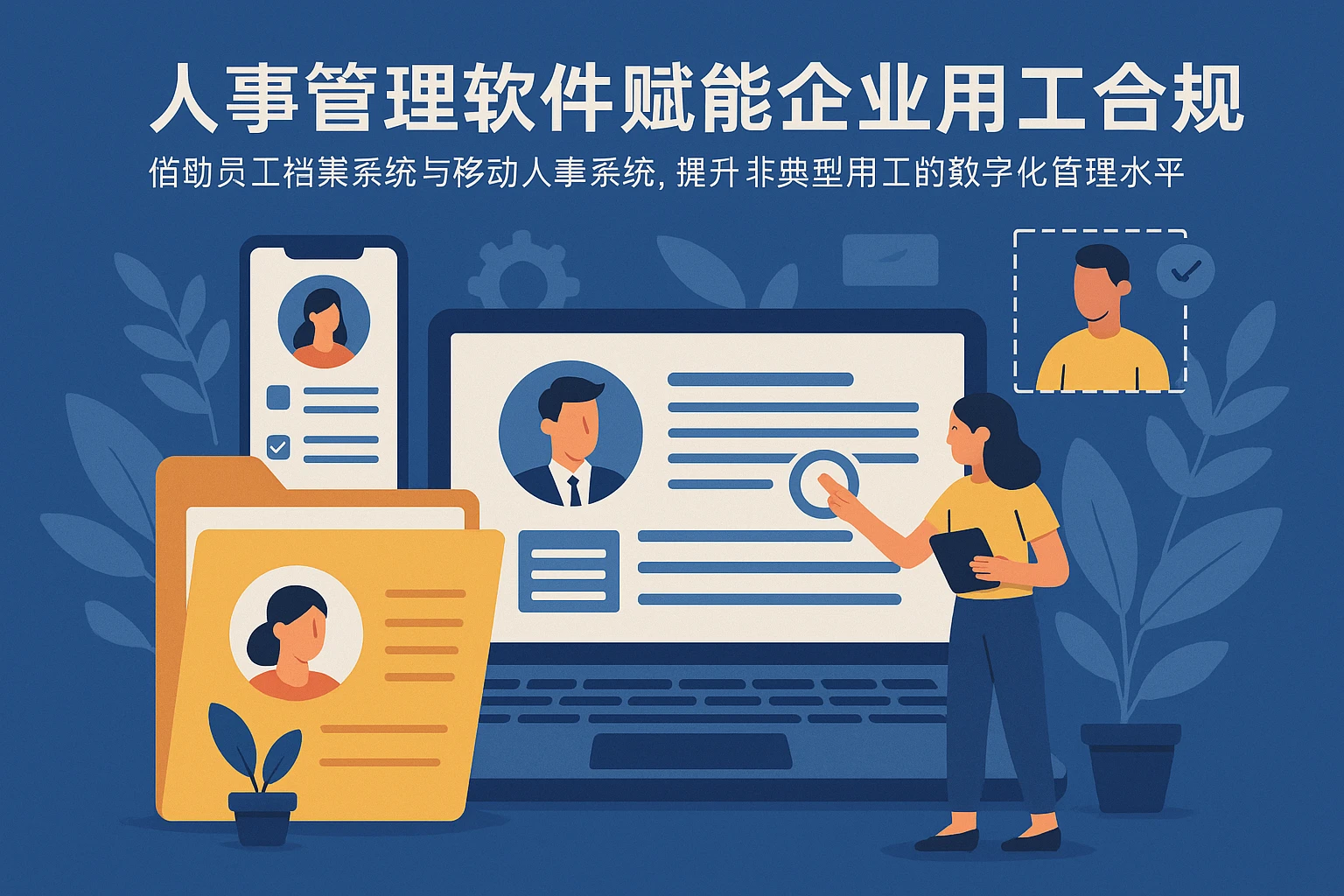 人事管理软件赋能企业用工合规——借助员工档案系统与移动人事系统，提升非典型用工的数字化管理水平