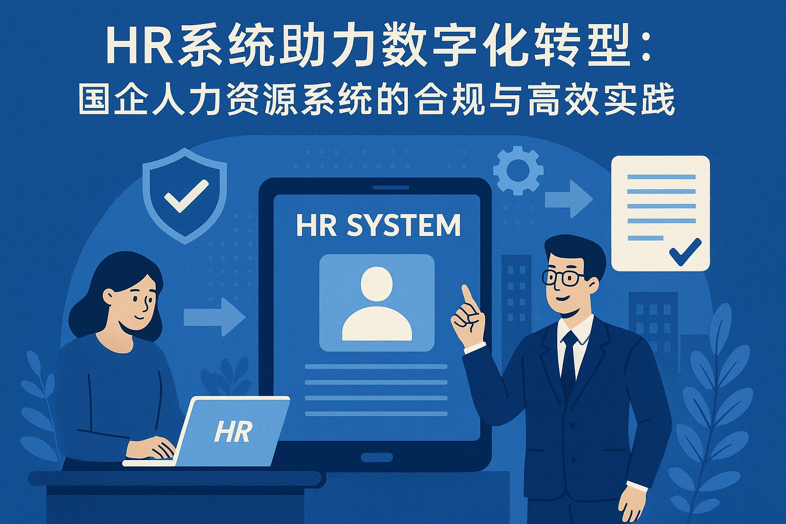 HR系统助力数字化转型：国企人力资源系统的合规与高效实践