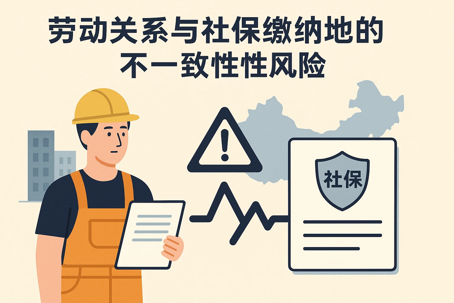 劳动关系与社保缴纳地的不一致性风险