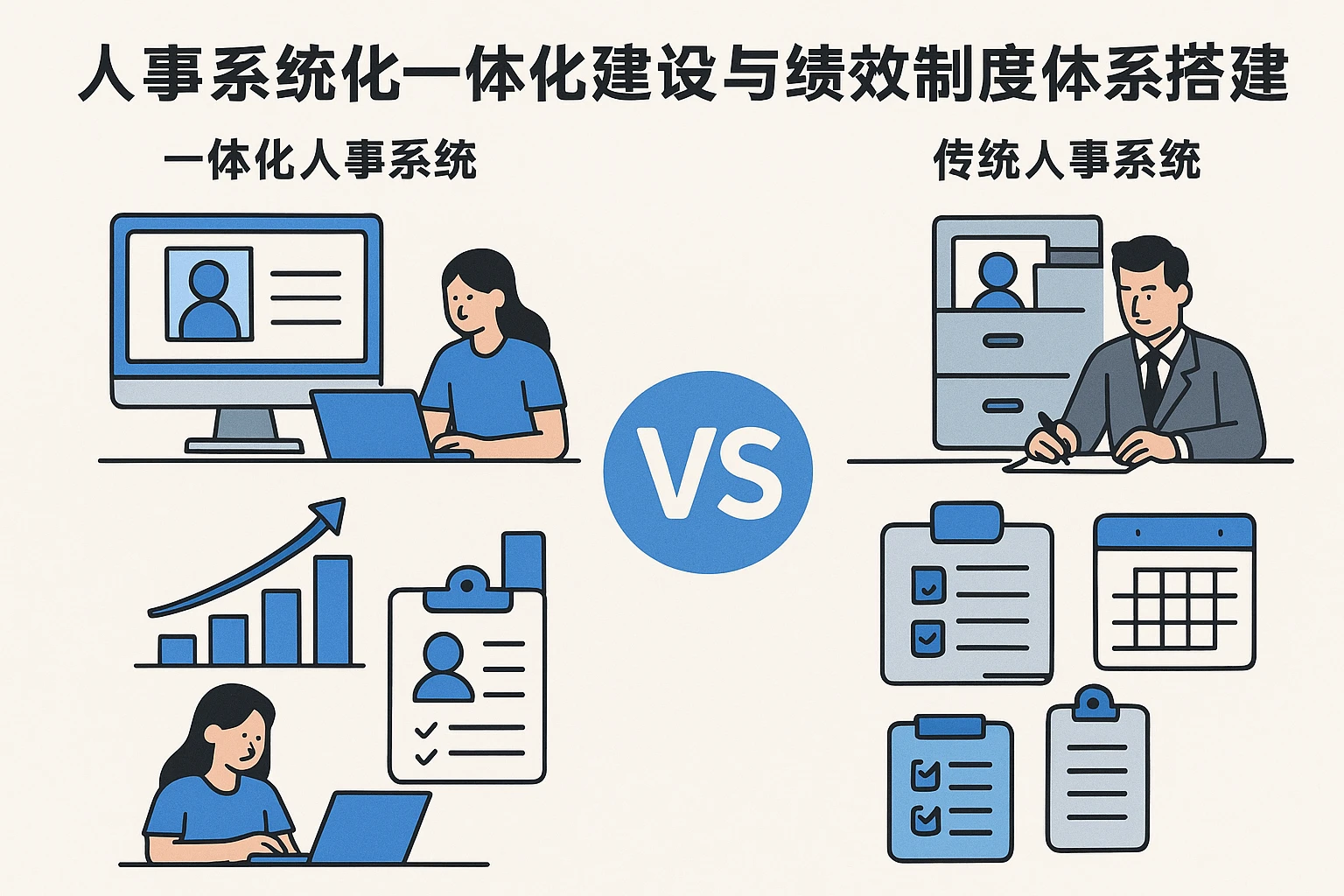 人事系统一体化建设与绩效制度体系搭建——人事系统对比解析