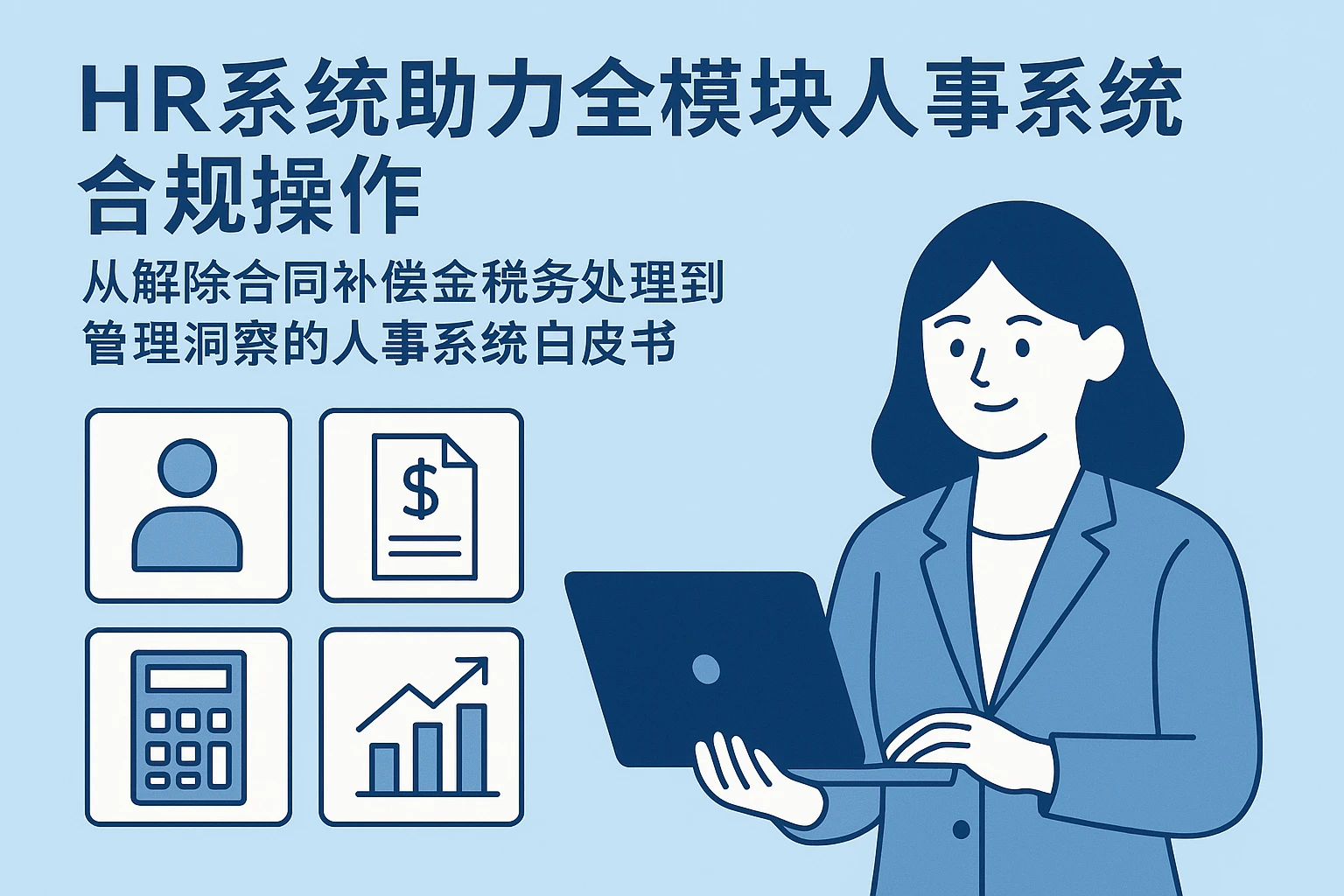HR系统助力全模块人事系统合规操作——从解除合同补偿金税务处理到管理洞察的人事系统白皮书