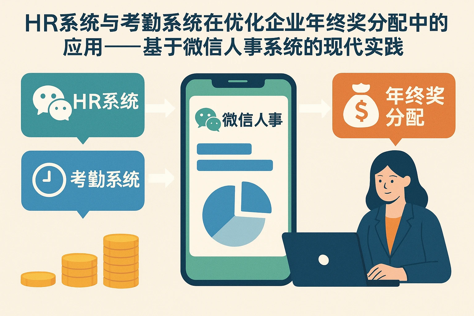 HR系统与考勤系统在优化企业年终奖分配中的应用——基于微信人事系统的现代实践
