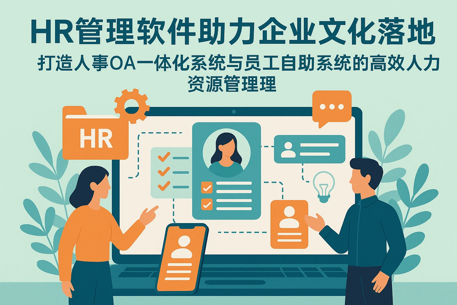 HR管理软件助力企业文化落地——打造人事OA一体化系统与员工自助系统的高效人力资源管理