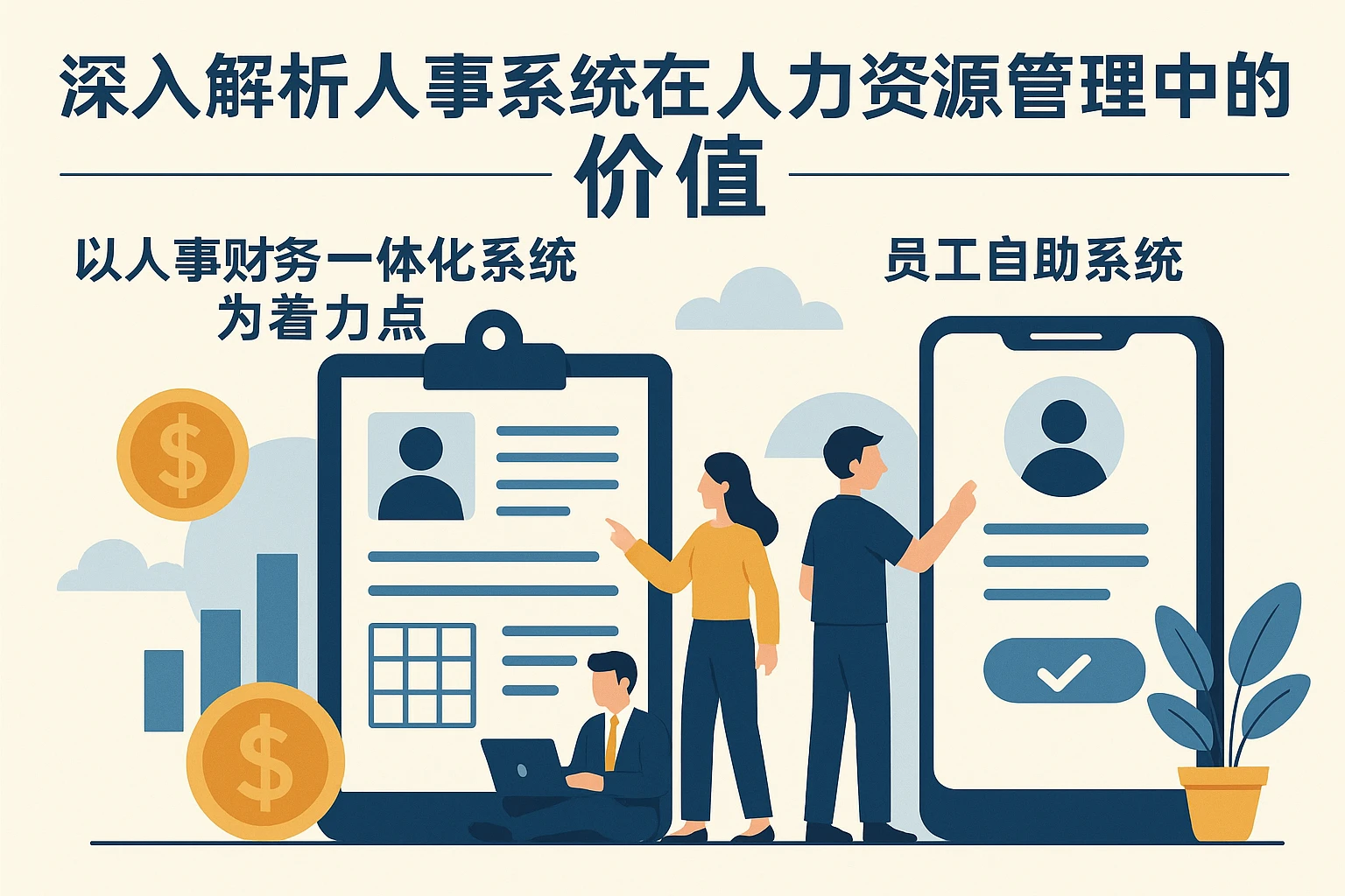 深入解析人事系统在人力资源管理中的价值——以人事财务一体化系统与员工自助系统为着力点