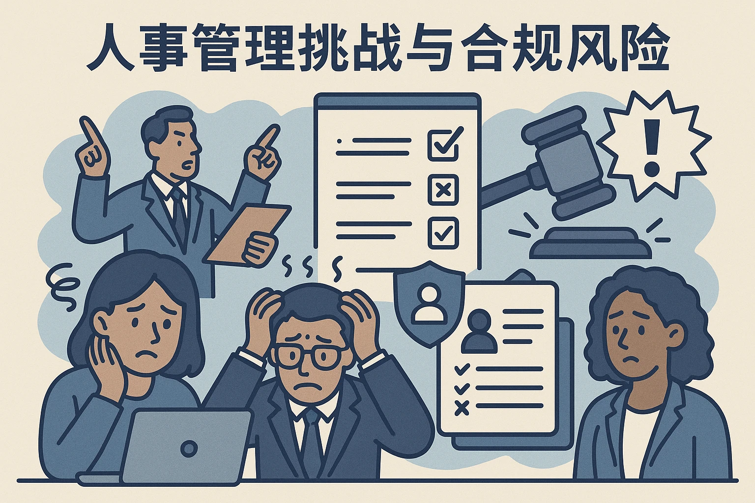 人事管理挑战与合规风险