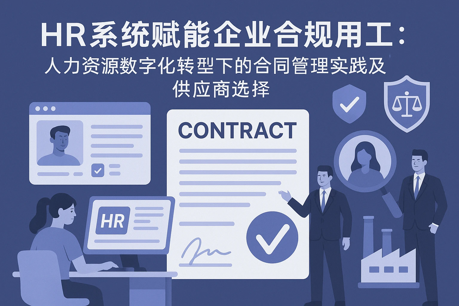 HR系统赋能企业合规用工：人力资源数字化转型下的合同管理实践与供应商选择