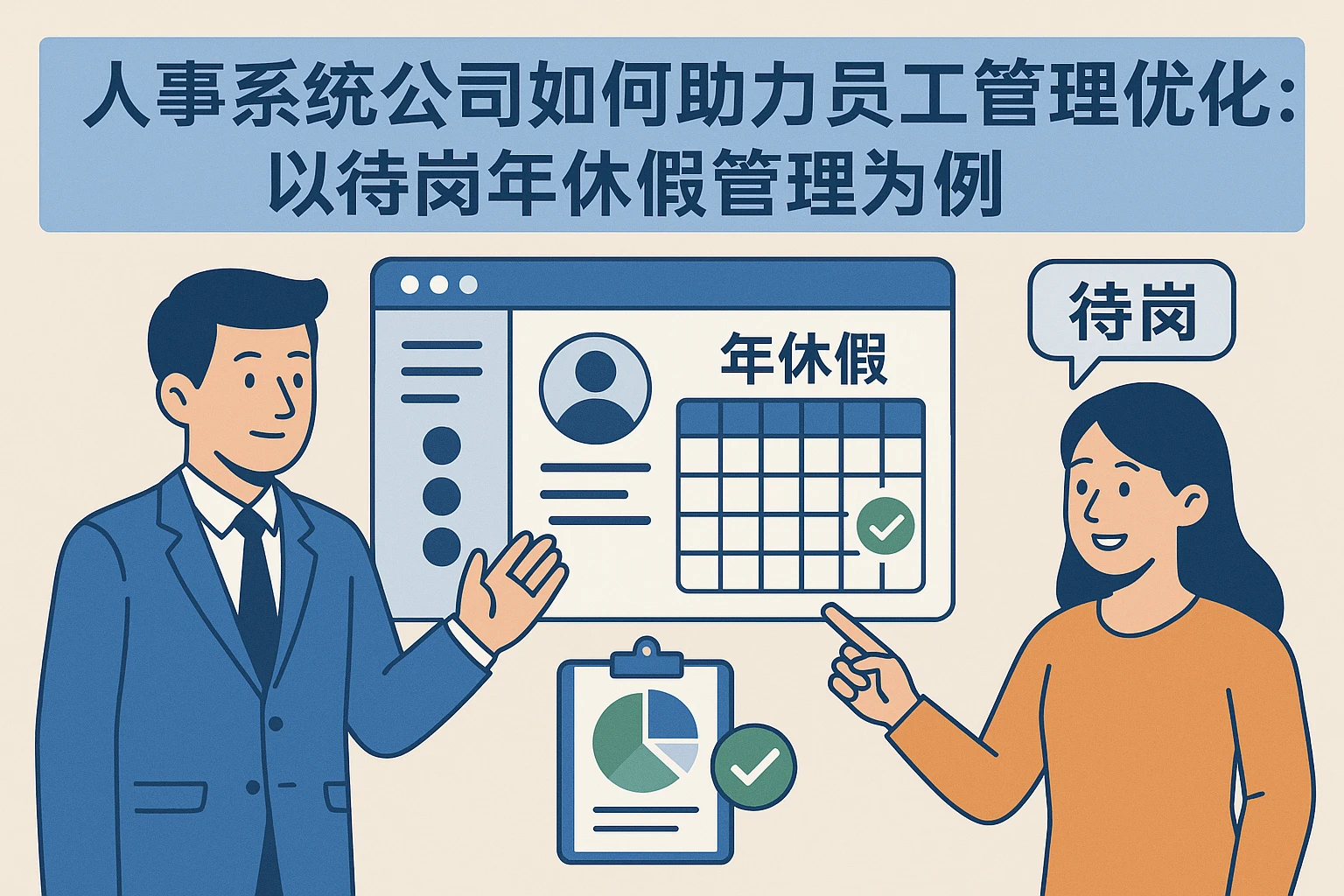 人事系统公司如何助力员工管理优化：以待岗年休假管理为例
