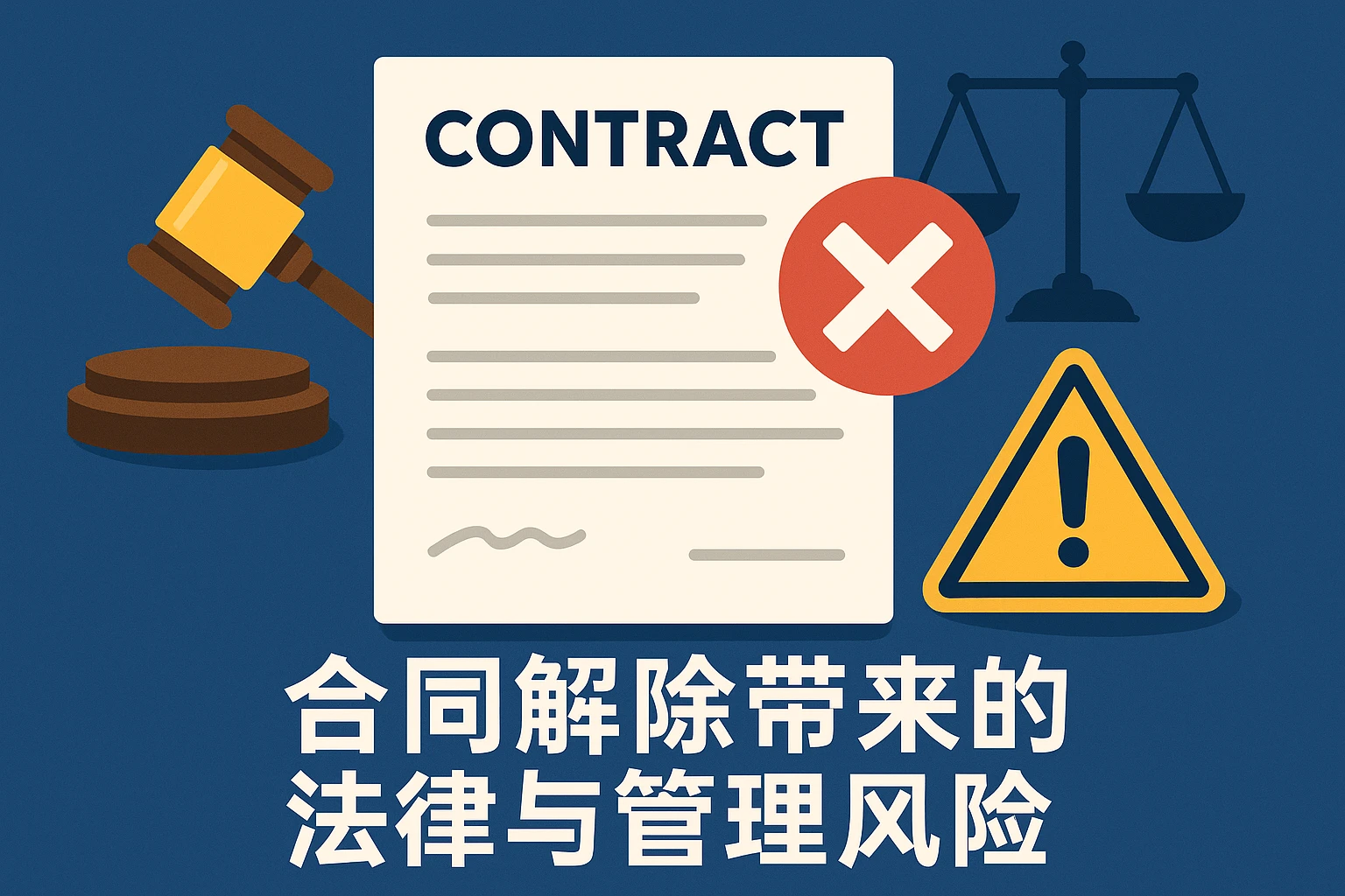 合同解除带来的法律与管理风险