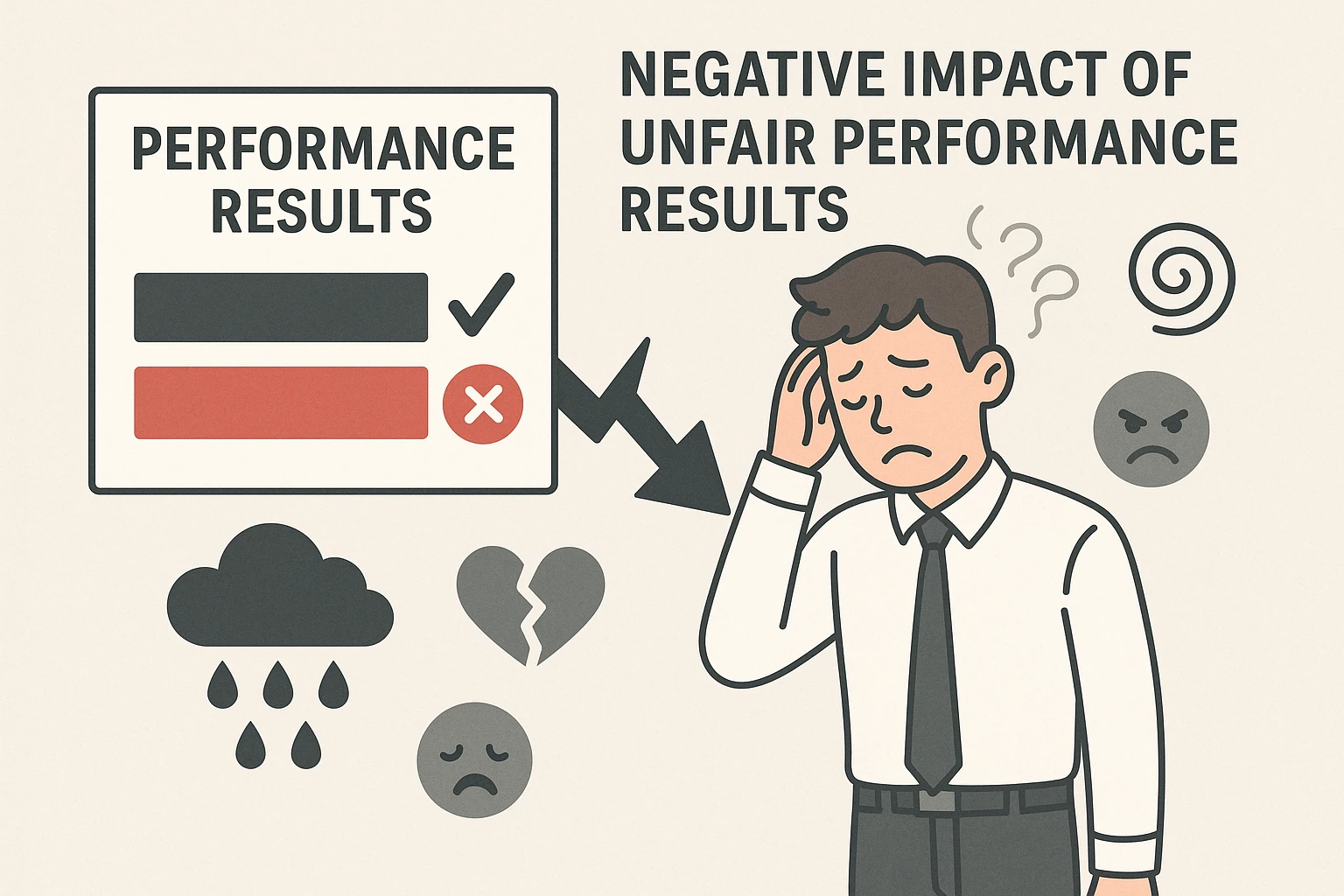 绩效结果不公平带来的负面影响
