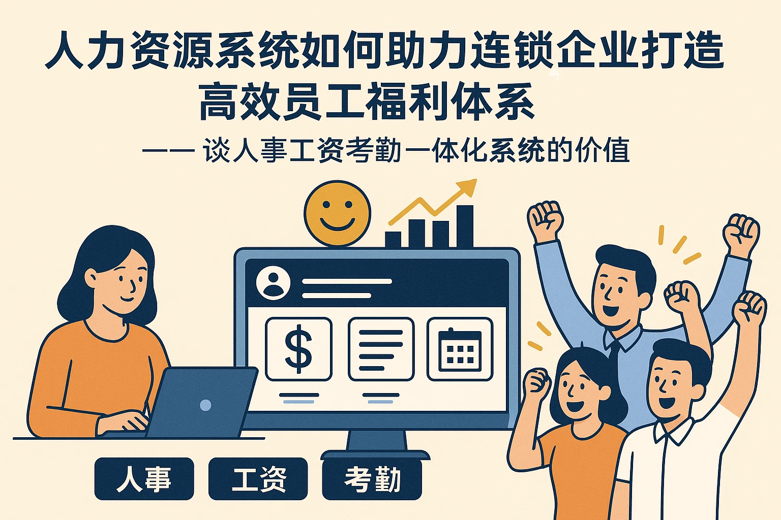 人力资源系统如何助力连锁企业打造高效员工福利体系 —— 谈人事工资考勤一体化系统的价值