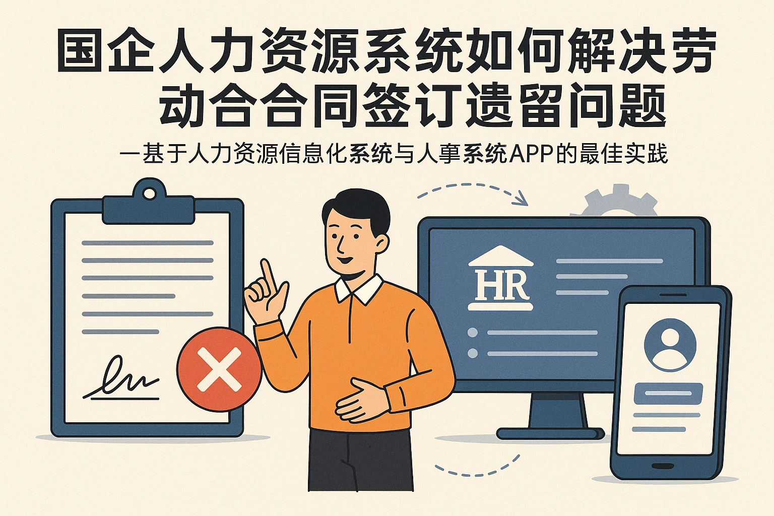 国企人力资源系统如何解决劳动合同签订遗留问题——基于人力资源信息化系统与人事系统APP的最佳实践